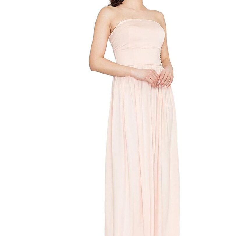 Дълга рокля - Ленитиф - Полиестер/Еластан - Розово Lenitif