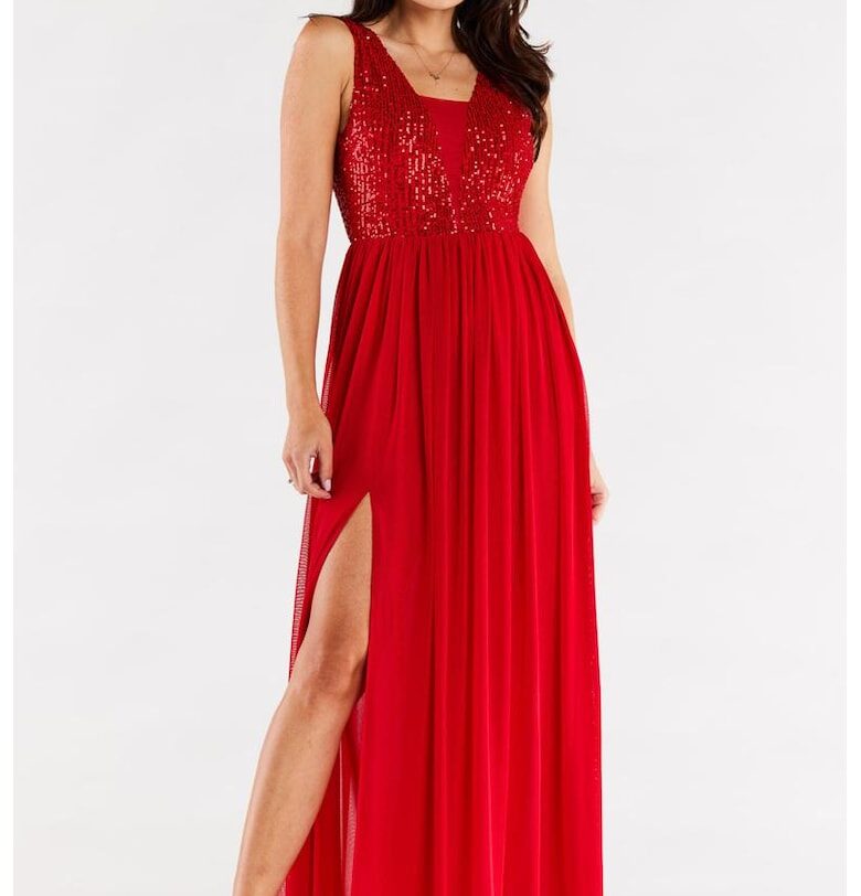 Дълга рокля без ръкави A486 awama