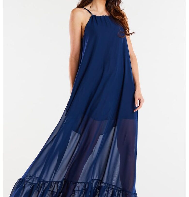 Дълга рокля без ръкави A516 awama