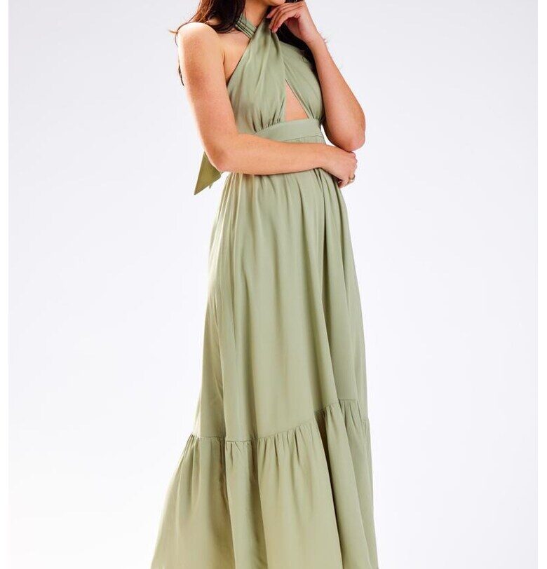 Дълга рокля без ръкави A583 awama