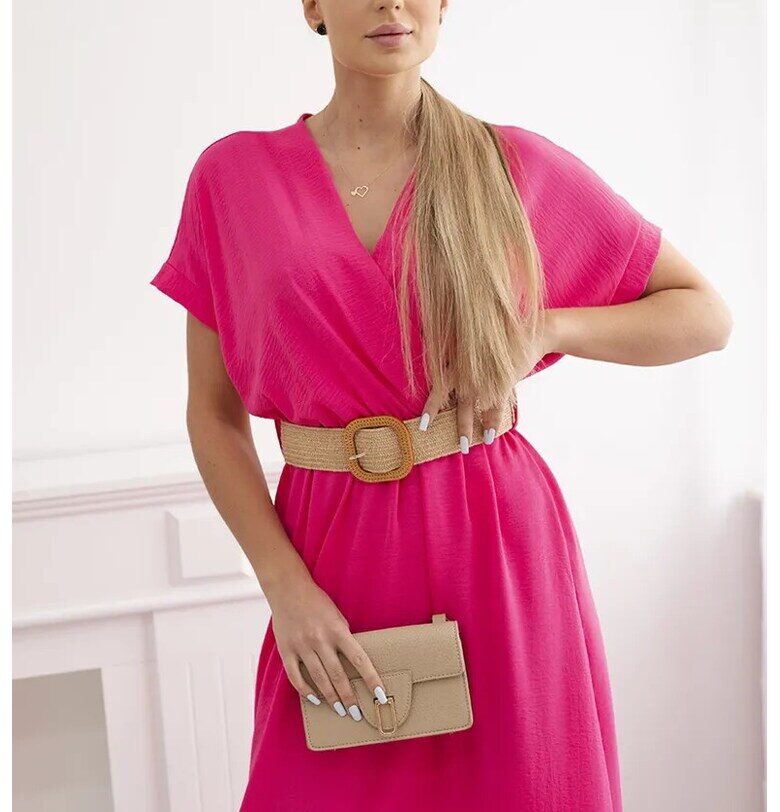 Дълга рокля с колан на талията - един размер Kesi