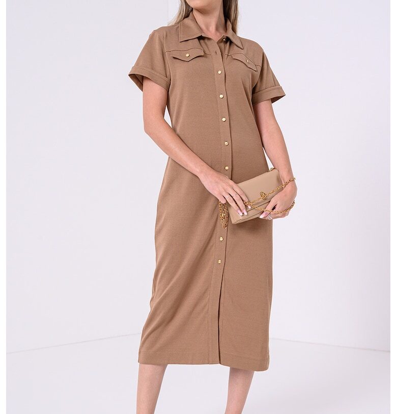 Дълга рокля с копчета Tommy Hilfiger