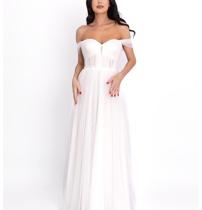 Дълга рокля с тюл Acob a porter