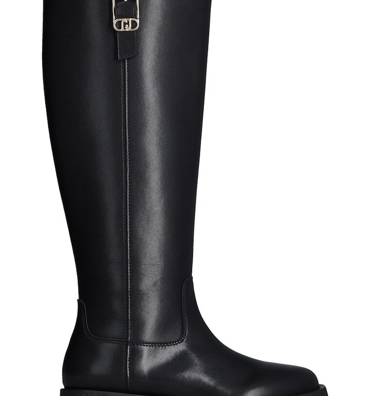 Дълги ботуши от кожа и еко кожа Liu Jo