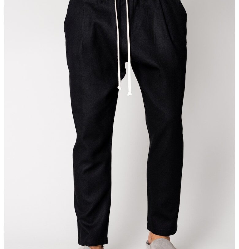 Дълги панталони Regular IN с връзки 17228 - Черен uFIT