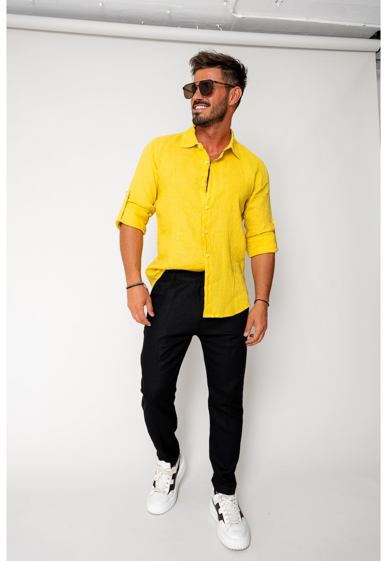 Дълги панталони в IN Slim Black 17843 - Черен uFIT