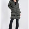 Дълго зимно яке с пухена вата - Зелен Colmar