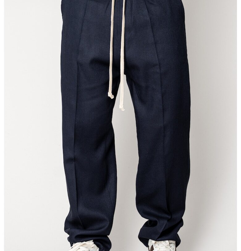 Дълъг IN панталон с връзки - тъмносин 17553 - Тъмносин uFIT