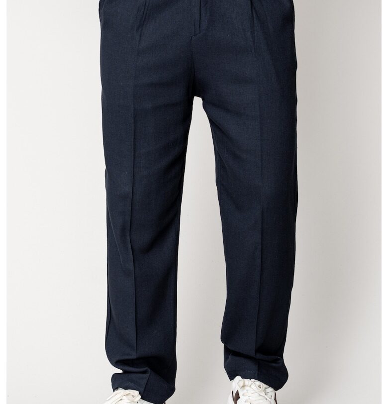 Дълъг IN панталон с копчета - тъмносин 17626 - Тъмносин uFIT