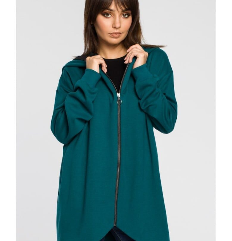 Дълъг дамски пуловер  Lirohn - Зелен BeWear