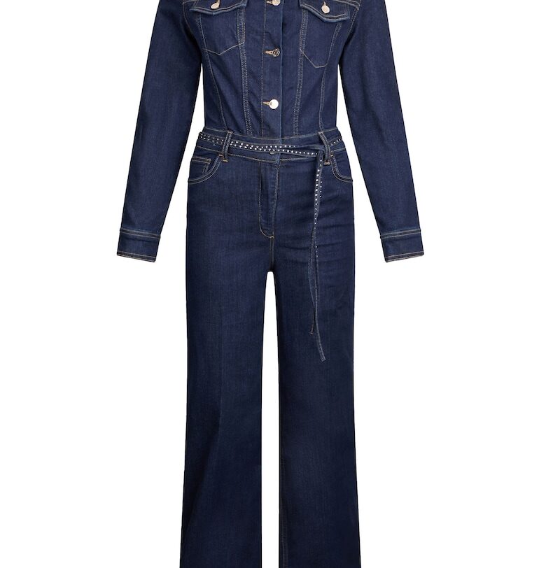 Дълъг дънков гащеризон - Петролно синьо Liu Jo