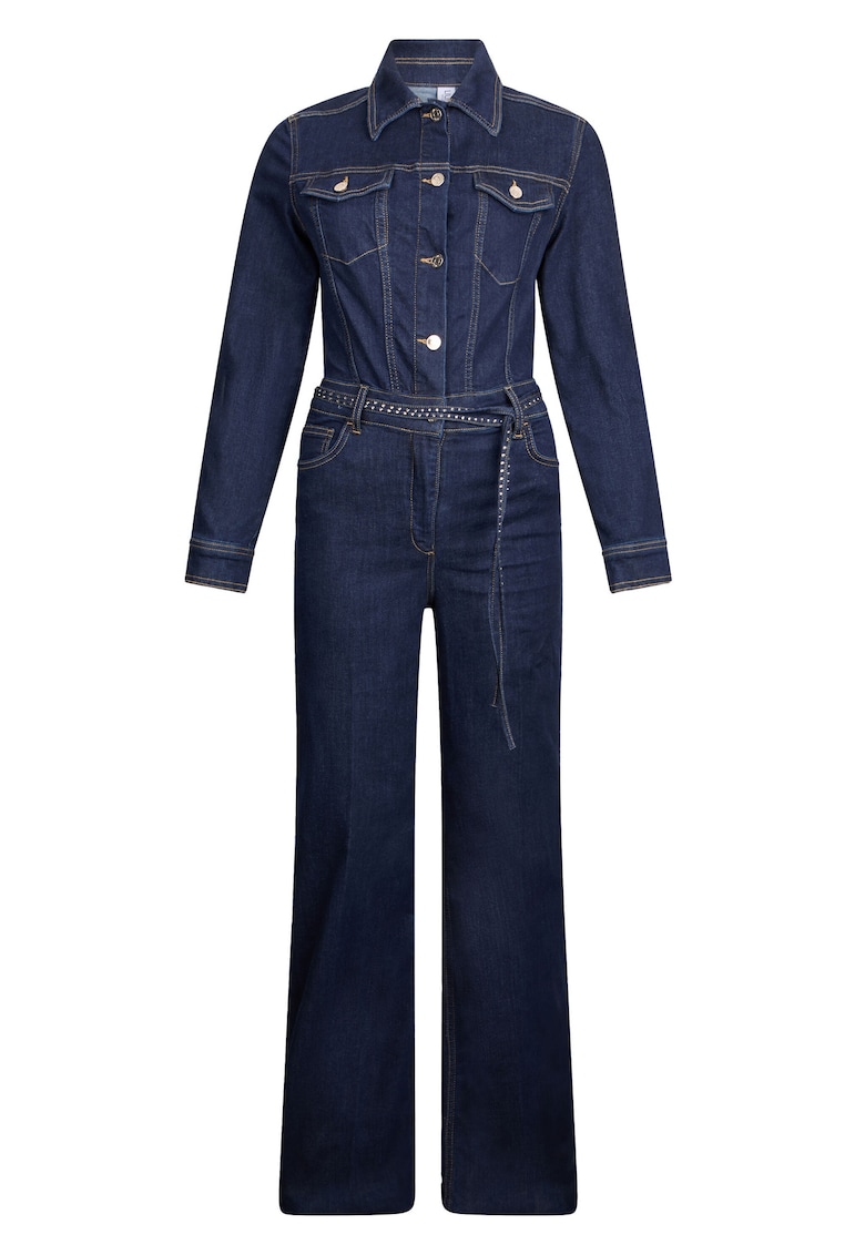 Дълъг дънков гащеризон - Петролно синьо Liu Jo