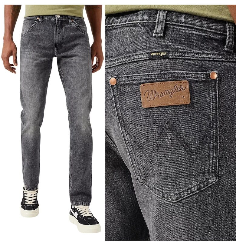 Дънки  11MWZ Original Slim черен/сив - Сив Wrangler