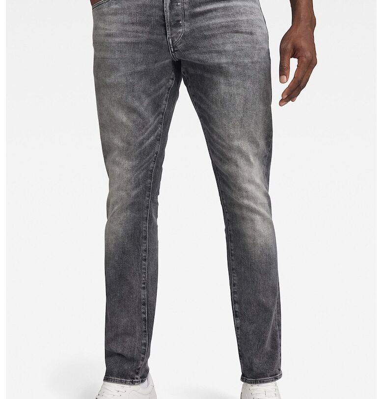 Дънки 3301 със стеснен крачол - Tъмносив G-STAR