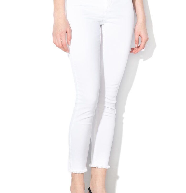 Дънки Blush по тялото - Бял Only