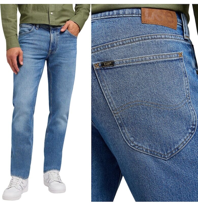 Дънки  Daren за мъже - regular straight - сини - L32 Lee