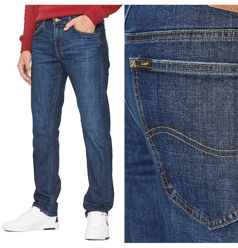 Дънки  Daren сини прав крой Lee