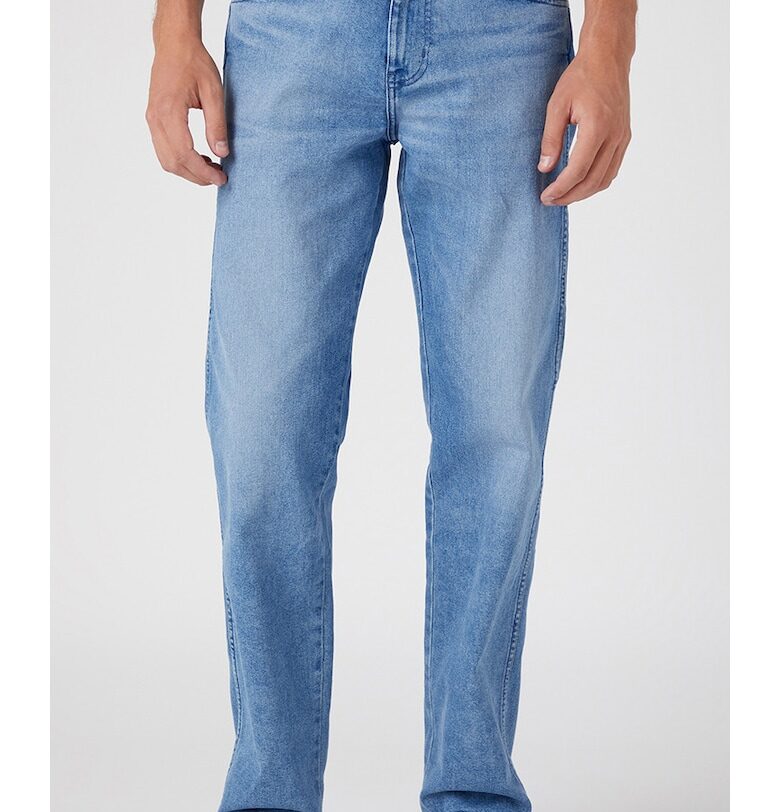 Дънки  Frontier - памук/полиестер/еластан - син - Син Wrangler