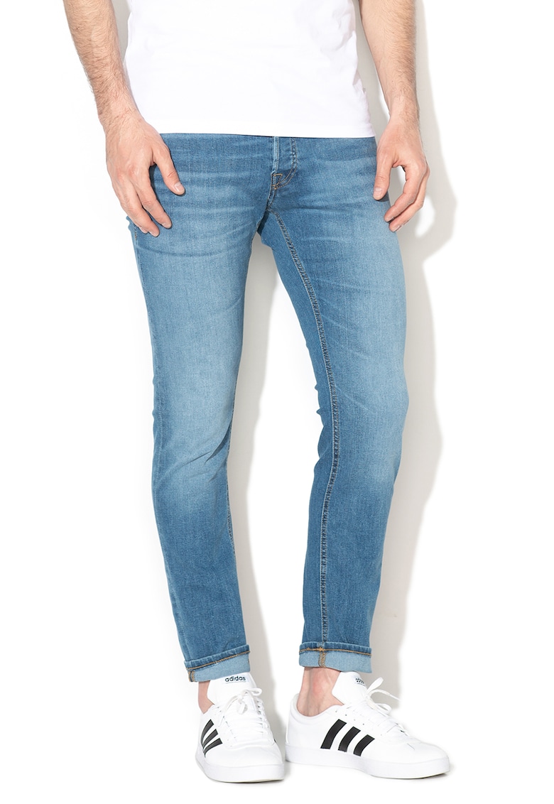 Дънки Glenn по тялото - Син Jack Jones