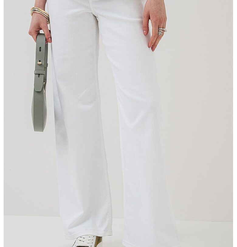 Дънки Iris с широк крачол - Бял JdY