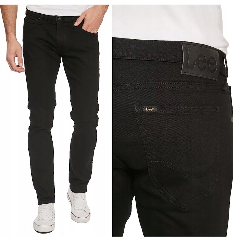 Дънки  Luke Slim - Черен Lee