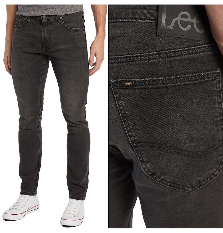 Дънки  Luke Slim Tapered тъмносиви L36 - средна талия - Сив Lee