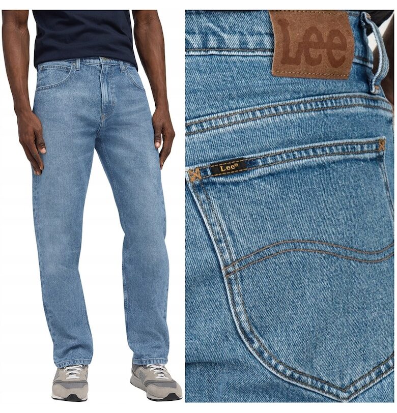 Дънки  Oscar конусовидни - Син Lee