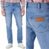 Дънки Wrangler  812 Slim Tapered - син - Син Larston