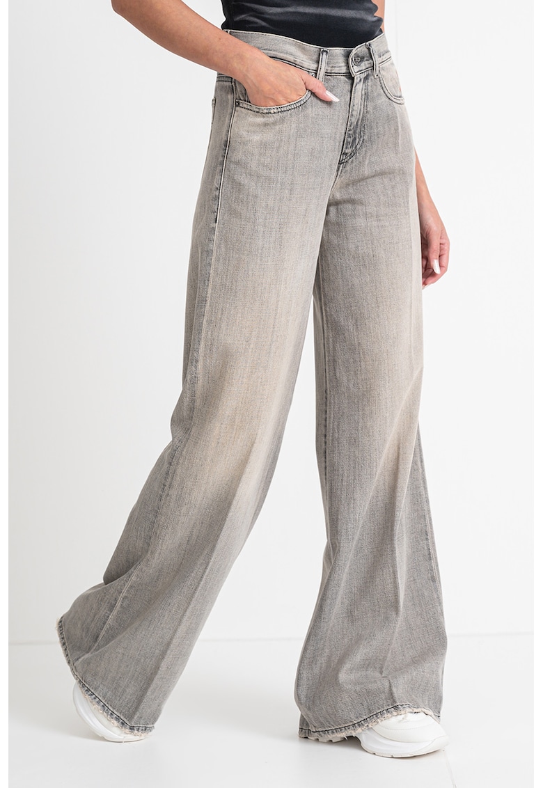 Дънки с лиосел - Светлосив меланж Diesel