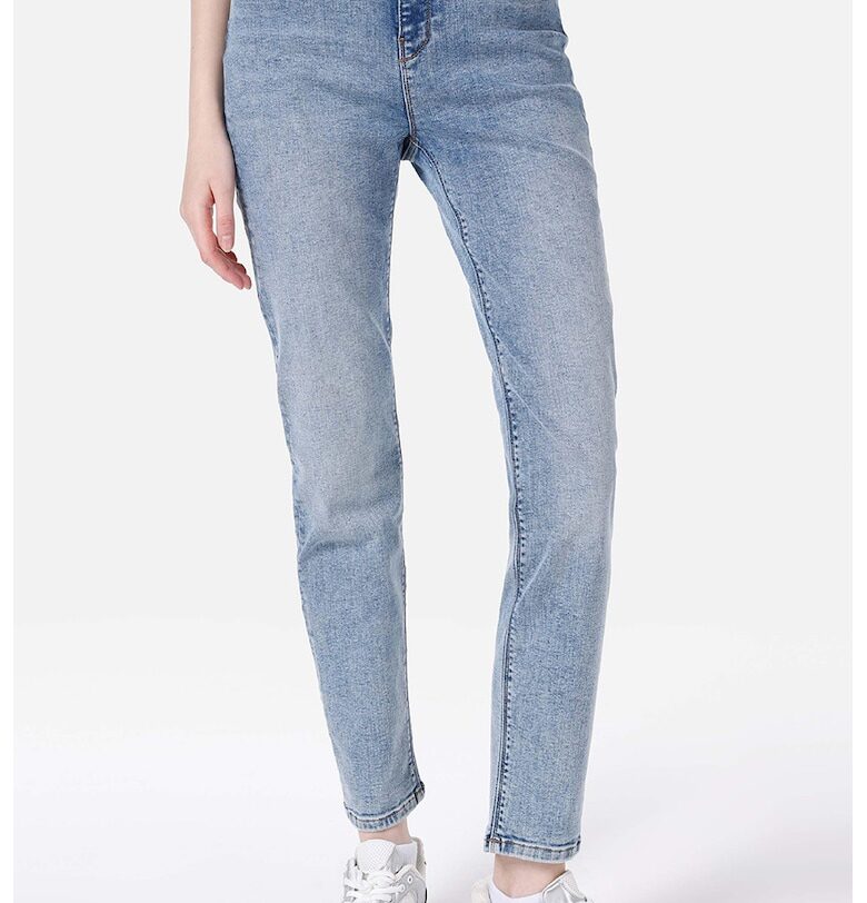 Дънки с миди талия - Светлосин COLINS