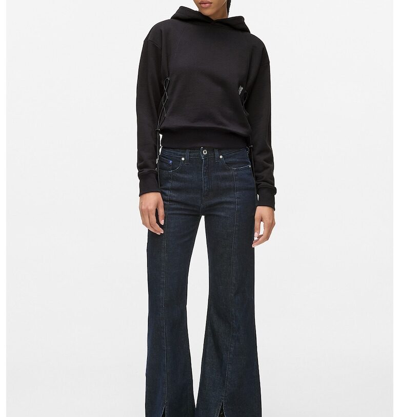 Дънки с цепки на глезена - Тъмносин KARL LAGERFELD JEANS