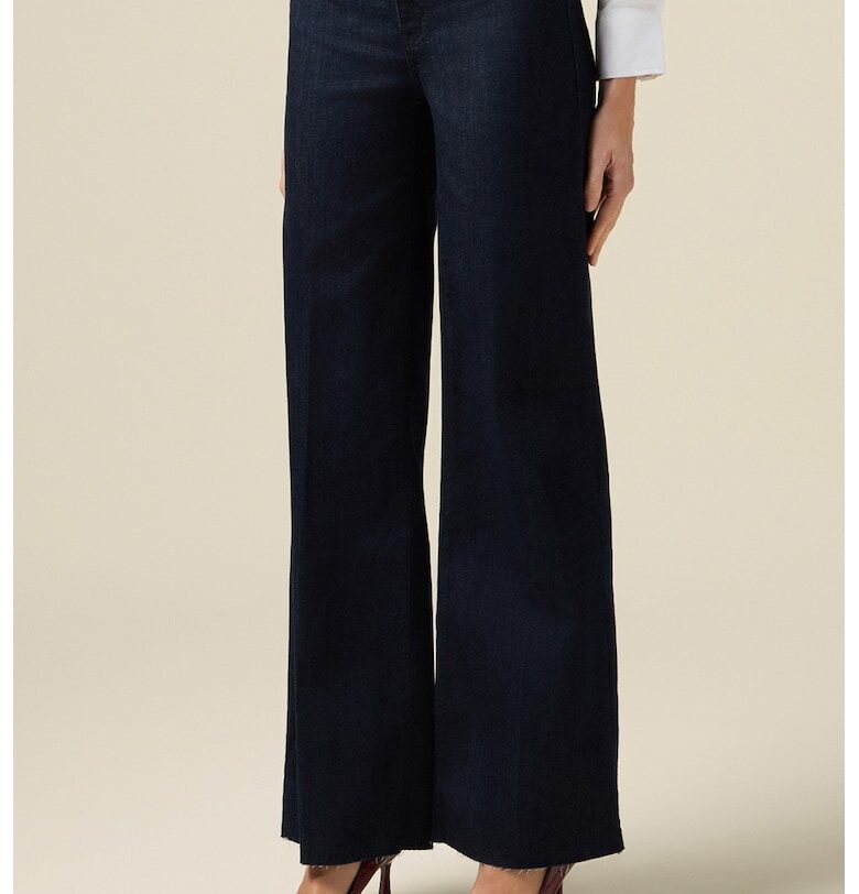 Дънки с широк крачол - Ултрамарин синьо Oltre