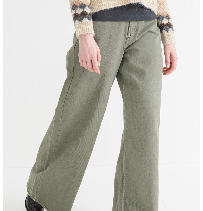 Дънки с широк крачол - Бледозелен Pepe Jeans London