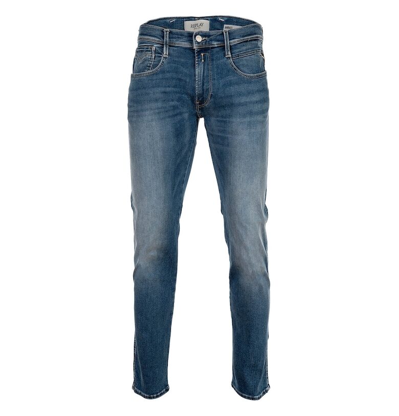 Дънки слим Hyperflex Anbass - Бледо синьо Replay