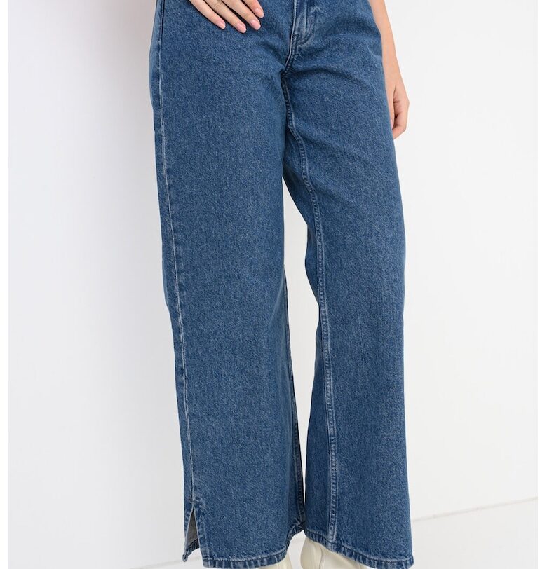 Дънки със свободна кройка - Син меланж KARL LAGERFELD JEANS