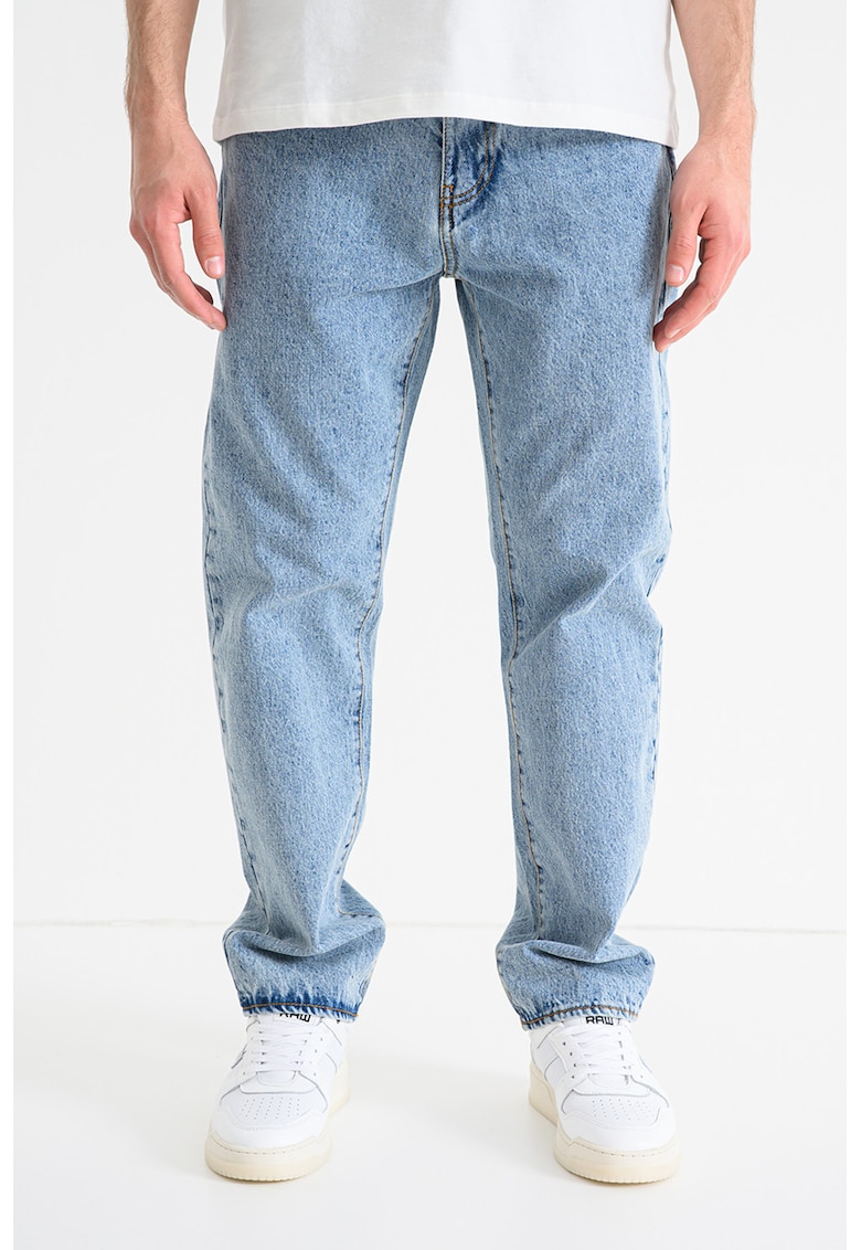 Дънки със стандартна кройка - Син меланж ARMANI EXCHANGE