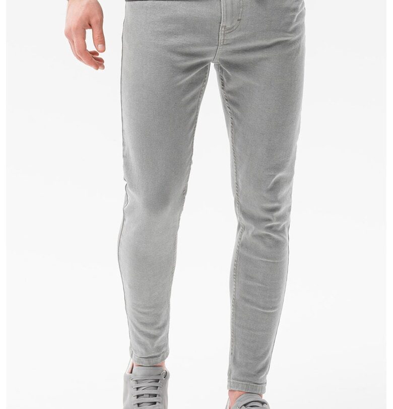 Дънки със стандартна талия - Светло сив OMBRE