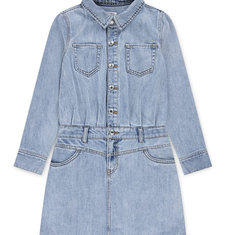 Дънкова рокля с дизайн 2 в 1 Levis