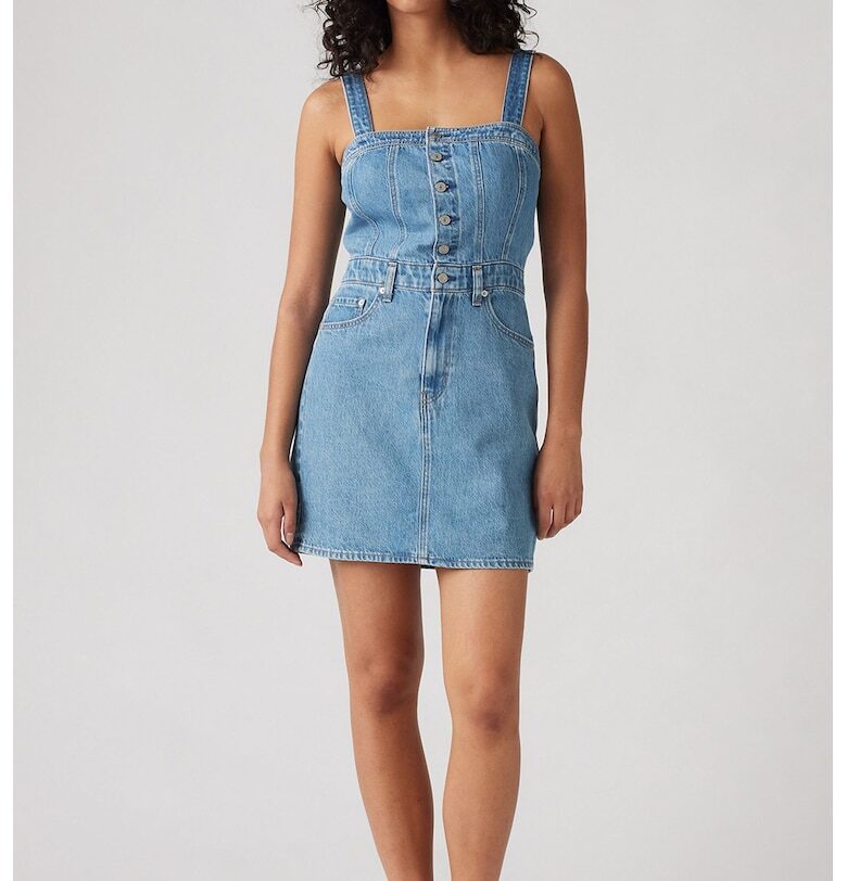 Дънкова рокля с копчета Levis