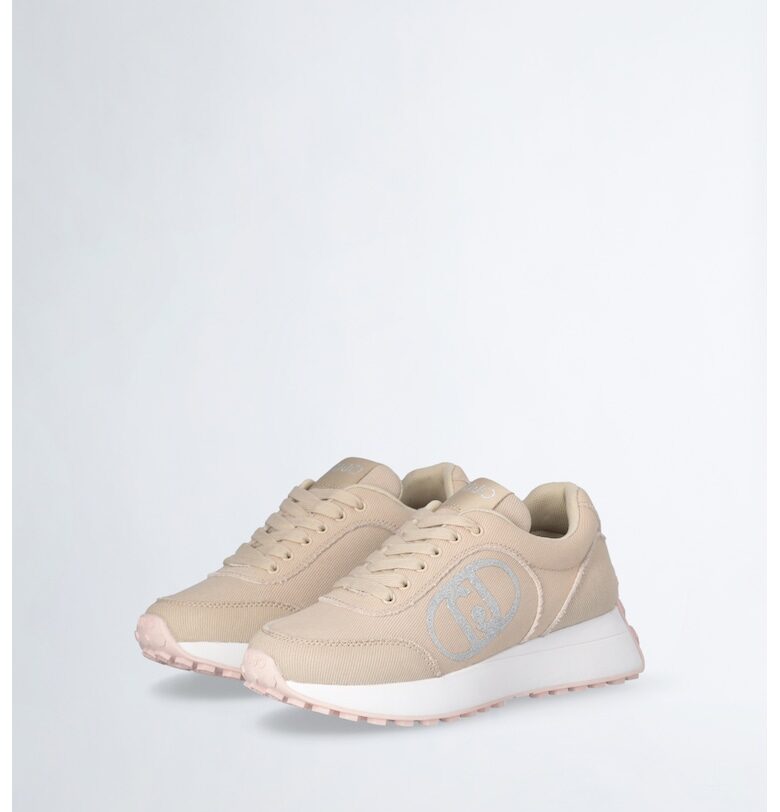 Дънкови спортни обувки със скосена подметка Liu Jo