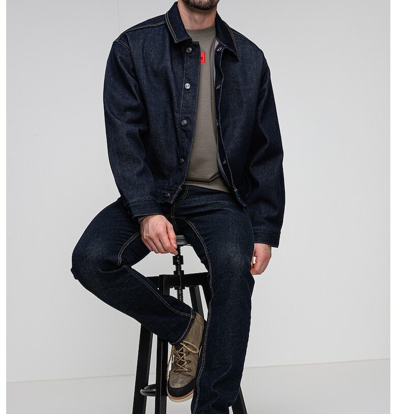 Дънково яке с лого - Тъмносин HUGO