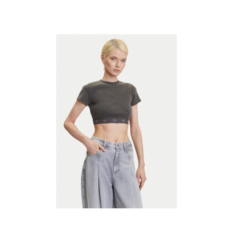 Едноцветна лайфстайл тениска adidas