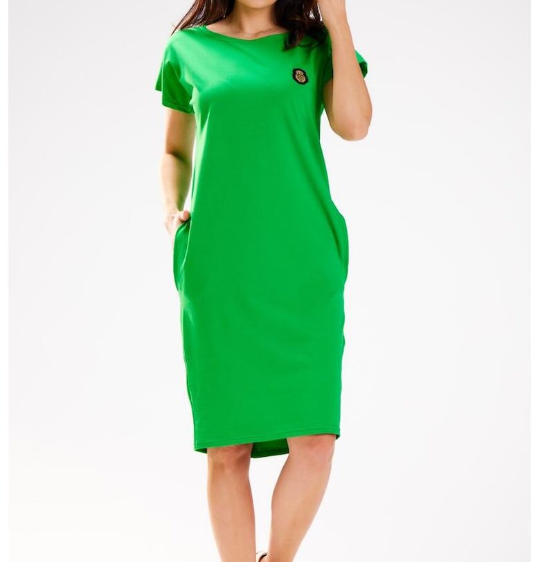 Ежедневна памучна рокля тип тениска InfiniteYou