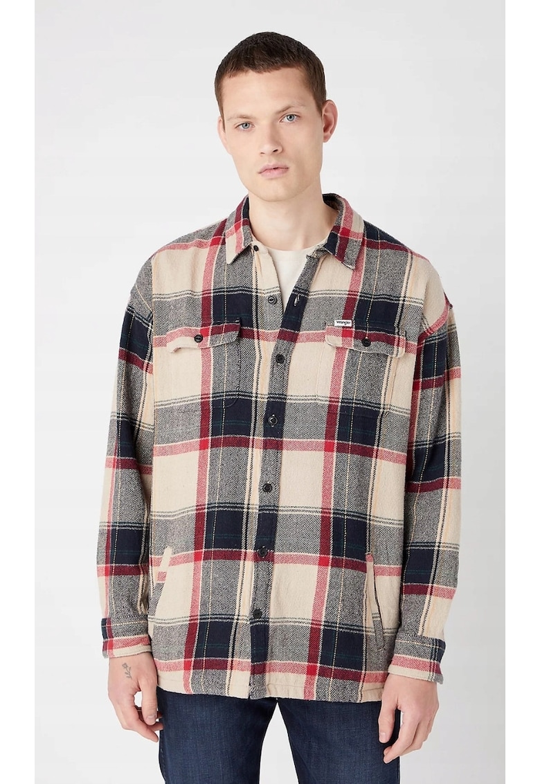 Ежедневна риза памучно каре - Многоцветен Wrangler