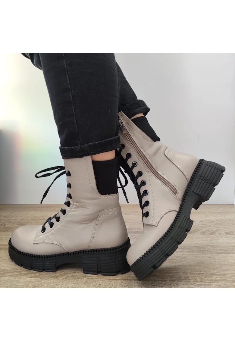 Ежедневни дамски боти 23657 Beige Vision - бежови DOGATI