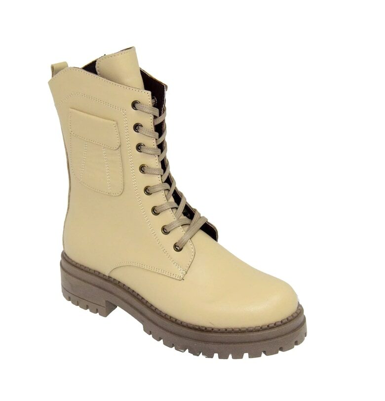 Ежедневни дамски боти  379 Beige - Бежови Caspian