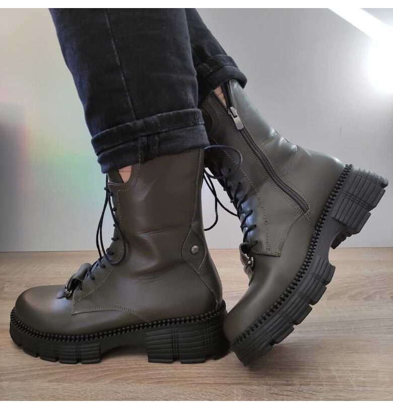 Ежедневни дамски ботуши  002 23653 Каки DOGATI