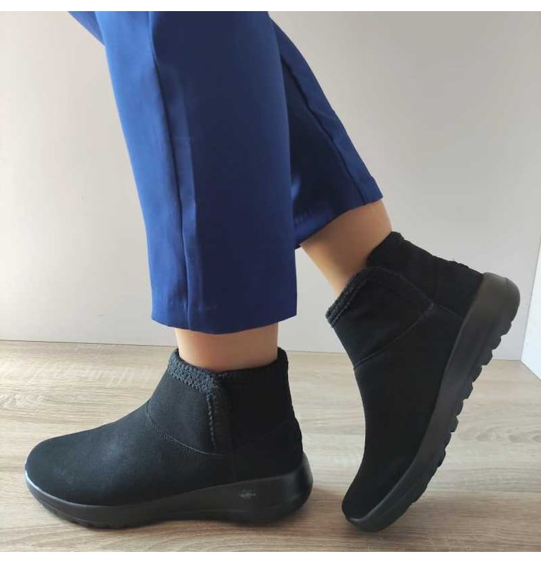 Ежедневни дамски ботуши  144113 Bbk - черни Skechers