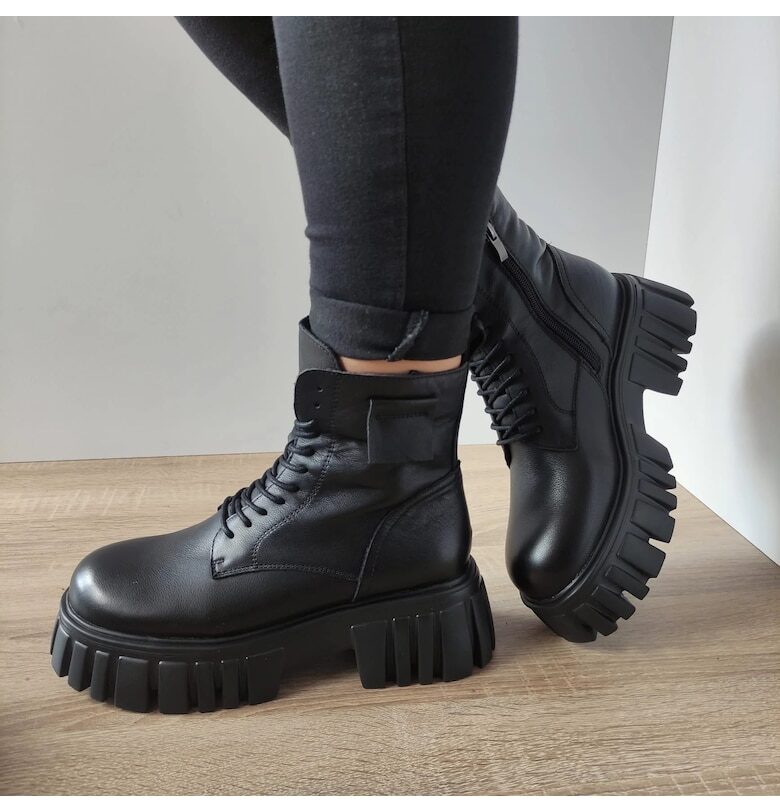 Ежедневни дамски ботуши  Mx21078 - черни FORMAZIONE