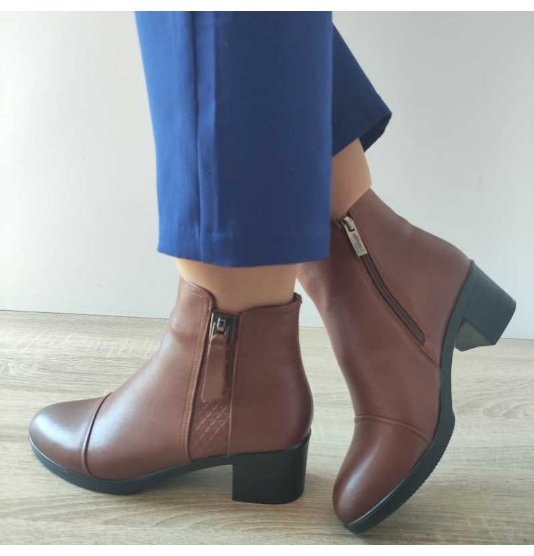 Ежедневни дамски ботуши  P1825-28 02-N Кафяв Pass